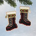 Santa's Boots (beaded kit)