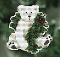 Holiday Polar Bear - Cross Stitch Kit