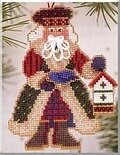 Bluebird Santa - Alpine Santas (beaded kit)