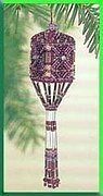 Plum Tassel Ornament Cross Stitch Kit