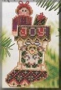 Joyful Stocking (beaded kit)