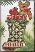 Holly Days Stocking - Cross Stitch Kit
