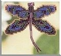 Royal Mauve Dragonfly - Cross Stitch Kit