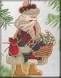 Mt Rainier Santa - Cross Stitch Kit