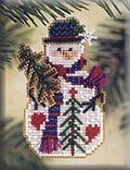 Pine Tree Snow Charmer - Cross Stitch Kit