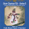 Folk Heart Snow Charmer - Cross Stitch Kit