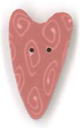 Medium Rose Nancy's Heart Button