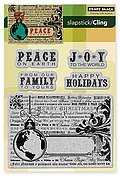 Peace on Earth (Christmas) - Cling Rubber Stamps