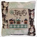 January 2011 Small Pillow Kit - Cross Stitch Kit