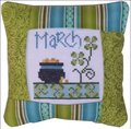 March 2011 Small Pillow Kit - Cross Stitch Kit