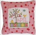 April 2011 Small Pillow Kit - Cross Stitch Kit