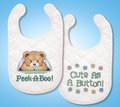 Under The Covers Bib Pair - Stamped Cross Stitch Kit
