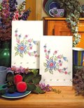 Serenade Kitchen Towels - Stamped Embroidery Kit