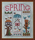 Spring Homes - Cross Stitch Pattern