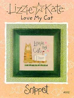 Love My Cat - Cross Stitch Pattern