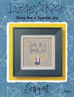 Sons Are A Special Joy - PDF Cross Stitch Pattern