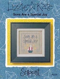 Sons Are A Special Joy - Cross Stitch Pattern