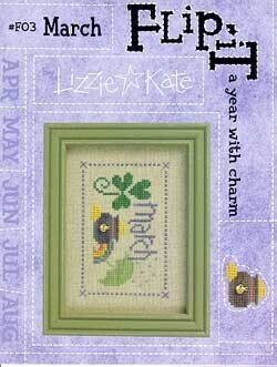 Flip-It Charm March - Cross Stitch Pattern