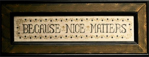 Nice Matters - Cross Stitch Pattern