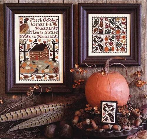 October (Book 164) - Cross Stitch Pattern