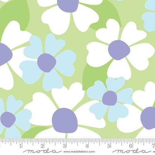 108" Joysome Flower Honeydew - Quilt Fabric
