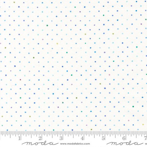 108" Summer Breeze 2027 Dots Ivory - Quilt Fabric