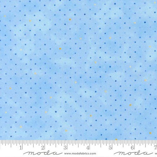 108" Summer Breeze 2027 Dots Sky - Quilt Fabric