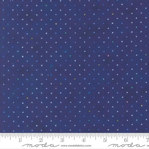 108" Summer Breeze 2027 Dots Royal - Quilt Fabric