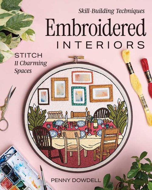 Embroidered Interiors - Embroidery Pattern Book