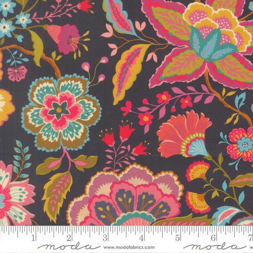 Sitara Jasmine Paisley Midnight - Quilt Fabric