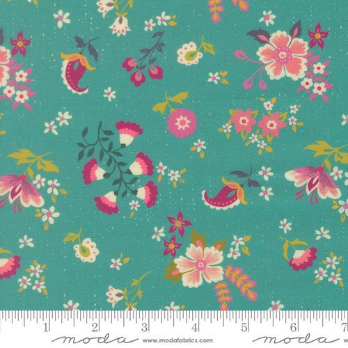 Sitara Davina Blue Chill - Quilt Fabric