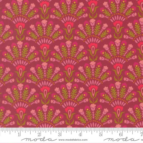 Sitara Opaline Rose Wine - Quilt Fabric