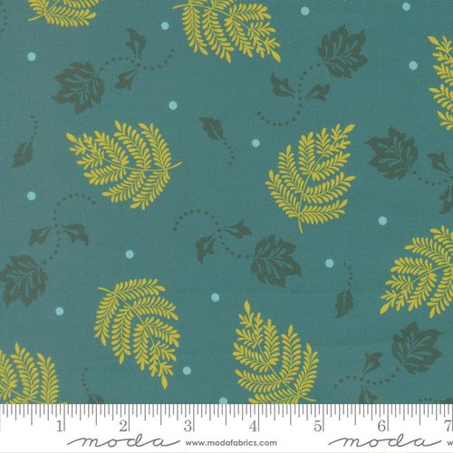 Sitara Paisley Leaf Lagoon - Quilt Fabric