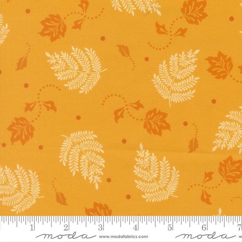 Sitara Paisley Leaf Dijon - Quilt Fabric