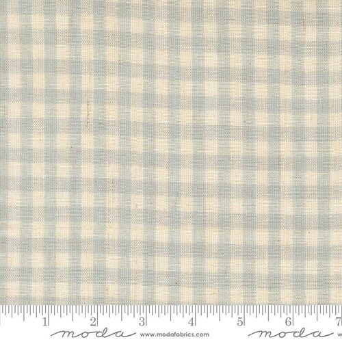 Larkspur Linen Wovens Sky Gingham - Quilt Fabric