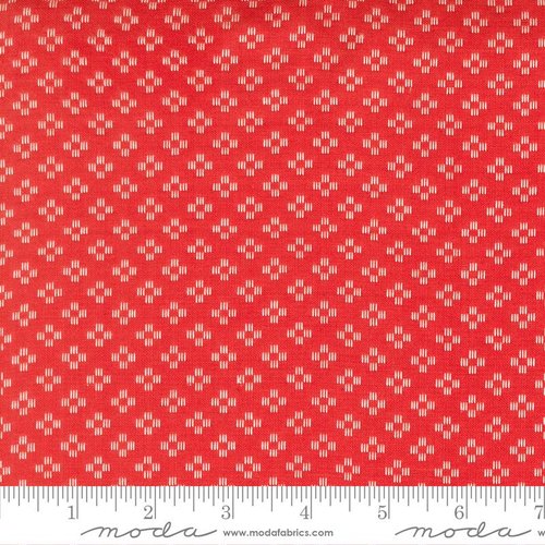 Stars & Stripes Wovens Diamond Red - Quilt Fabric