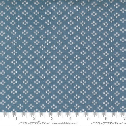 Stars & Stripes Wovens Diamonds Blue - Quilt Fabric