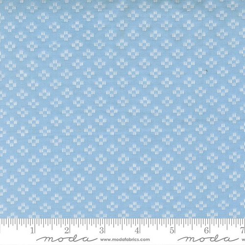 Stars & Stripes Wovens Diamonds Light Blue - Quilt Fabric