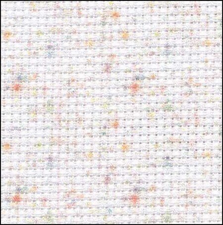 14 Count Confetti Aida Fabric 19x36