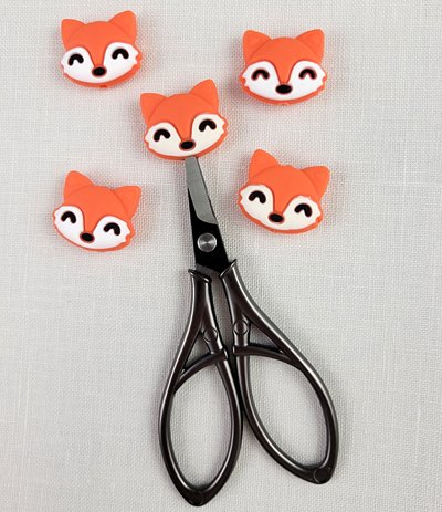 Foxy Foxes Scissor Point Protectors, Pack of 5