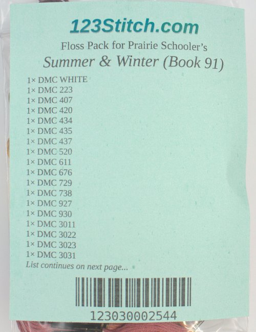 Floss Pack for "Summer & Winter (Book 91)"