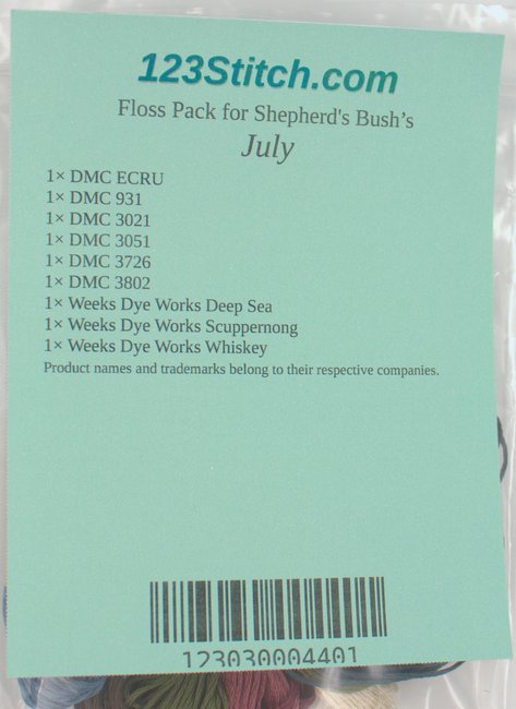 Floss Pack for "July"