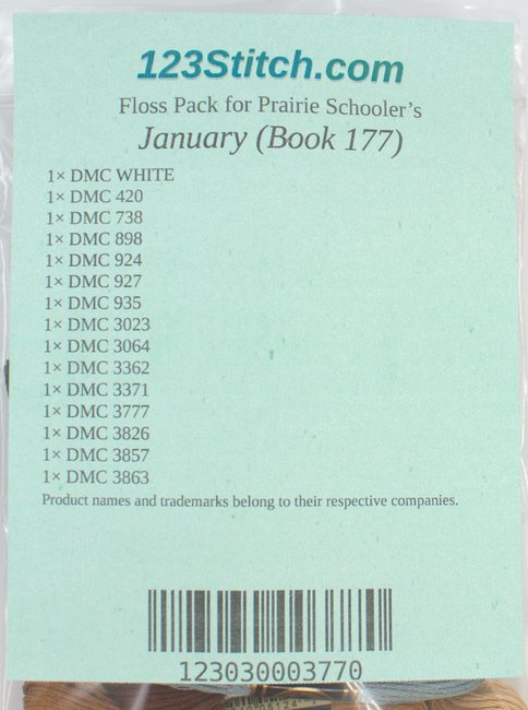 Floss Pack for "January (Book 177)"