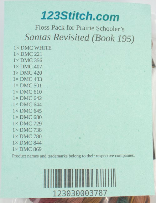 Floss Pack for "Santas Revisited (Book 195)"