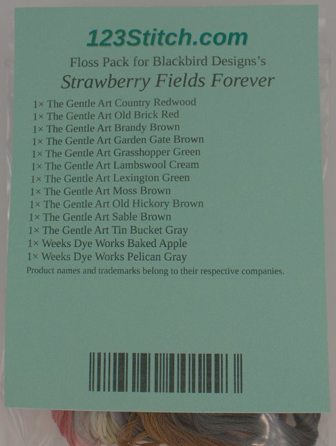 Floss Pack for "Strawberry Fields Forever"