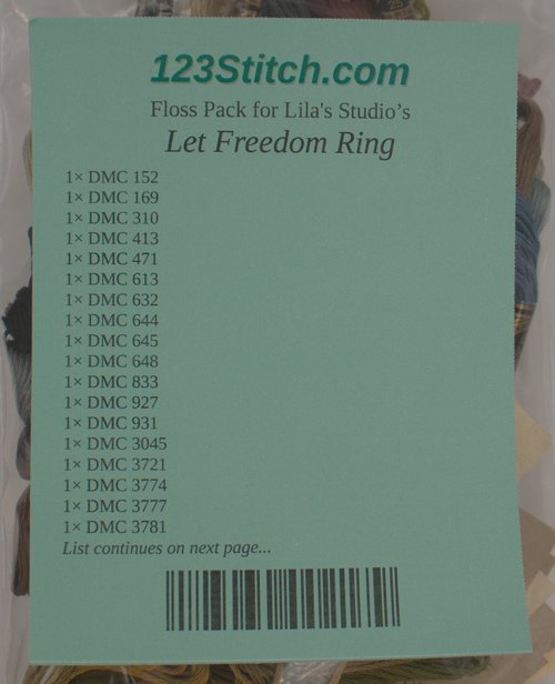 Floss Pack for "Let Freedom Ring"