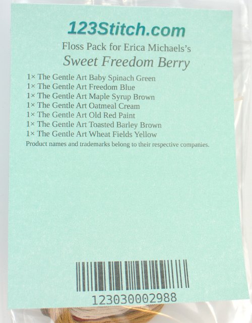 Floss Pack for "Sweet Freedom Berry"