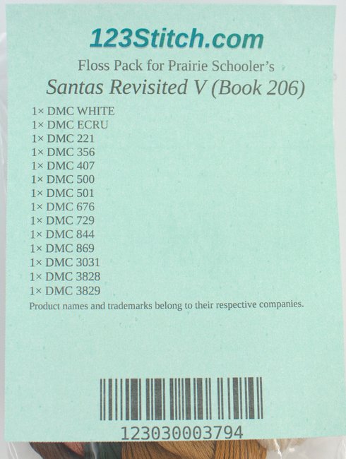 Floss Pack for "Santas Revisited V (Book 206)"