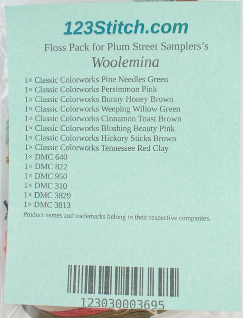 Floss Pack for "Woolemina"