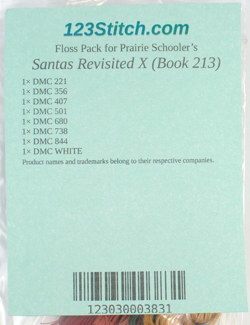 Floss Pack for "Santas Revisited X (Book 213)"